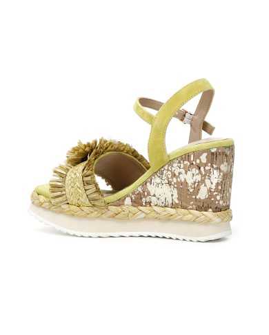 CafèNoir Sandalo Raffia Giallo - Glamour Calzature