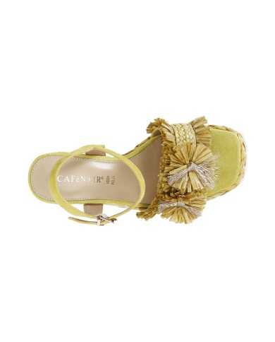 CafèNoir Sandalo Raffia Giallo - Glamour Calzature CafèNoir Sandalo Raffia Giallo - Glamour Calzature