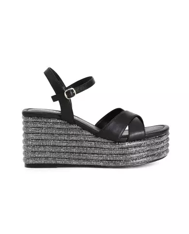 CafèNoir Sandalo Nero - Glamour Calzature