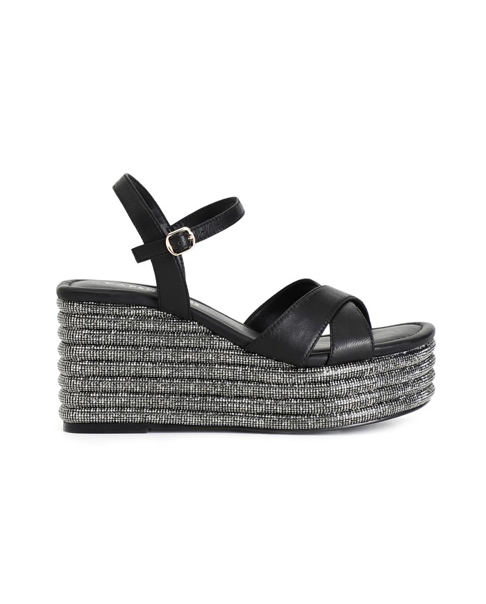 CafèNoir Sandalo Nero - Glamour Calzature