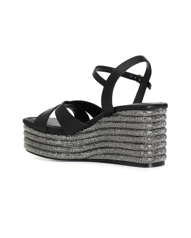 CafèNoir Sandalo Nero - Glamour Calzature CafèNoir Sandalo Nero - Glamour Calzature