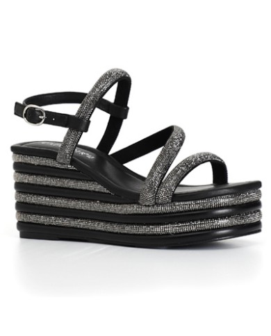 CafèNoir Sandalo Nero - Glamour Calzature CafèNoir Sandalo Nero - Glamour Calzature