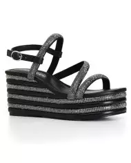 CafèNoir Sandalo Nero - Glamour Calzature