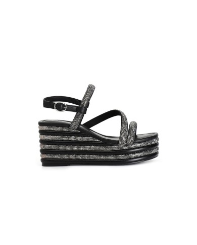 CafèNoir Sandalo Nero - Glamour Calzature CafèNoir Sandalo Nero - Glamour Calzature