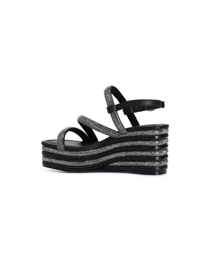 CafèNoir Sandalo Nero - Glamour Calzature