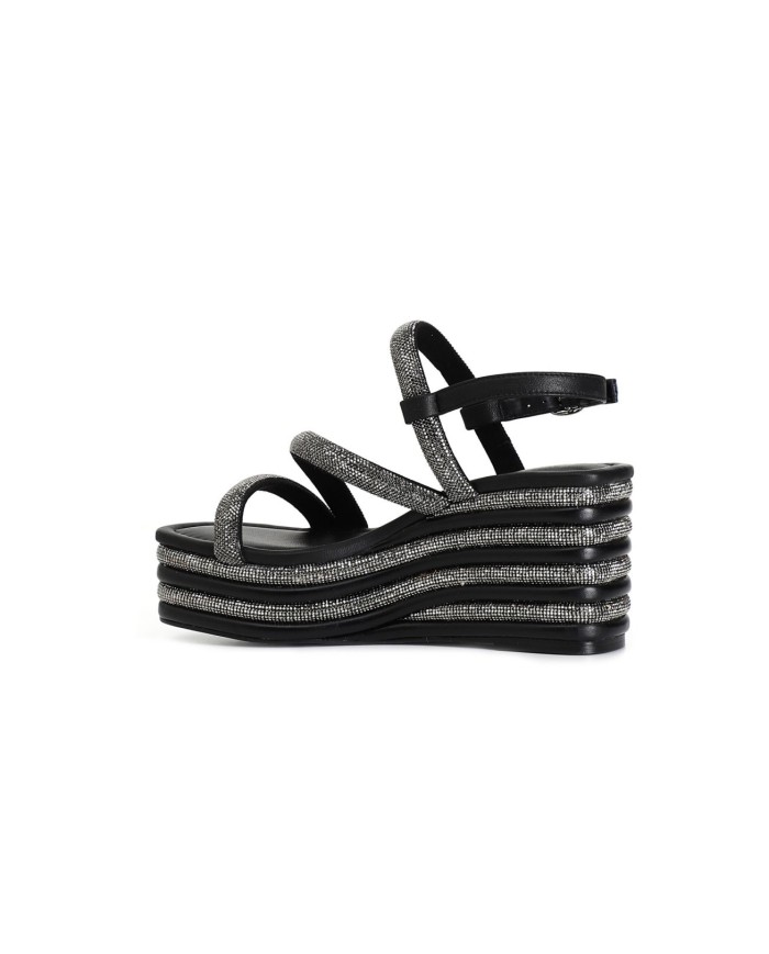 CafèNoir Sandalo Nero - Glamour Calzature