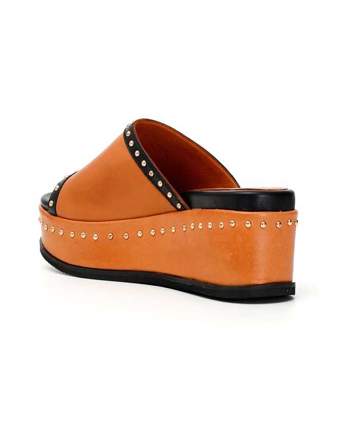 CafèNoir Ciabatta Cuoio - Glamour Calzature