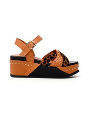 CafèNoir Sandalo Pelle Cuoio - Glamour Calzature