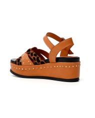 CafèNoir Sandalo Pelle Cuoio - Glamour Calzature