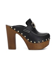 CafèNoir Zoccolo Sabot Nero - Glamour Calzature