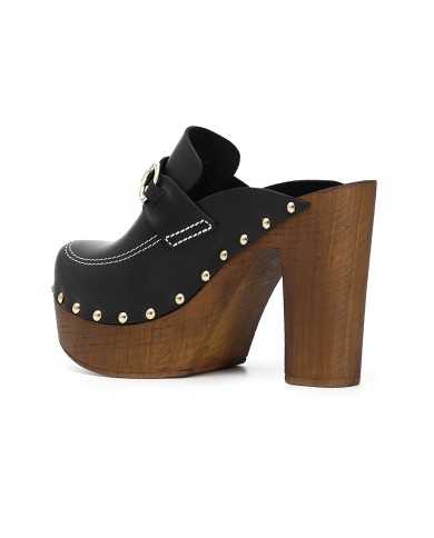 CafèNoir Zoccolo Sabot Nero - Glamour Calzature