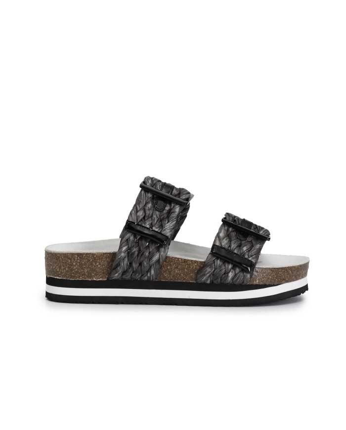 CafèNoir Ciabatta Nero - Glamour Calzature