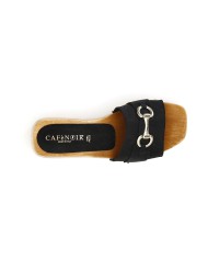 CafèNoir Ciabatta Nero - Glamour Calzature