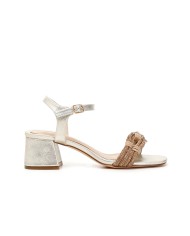CafèNoir Sandalo Platino - Glamour Calzature CafèNoir Sandalo Platino - Glamour Calzature
