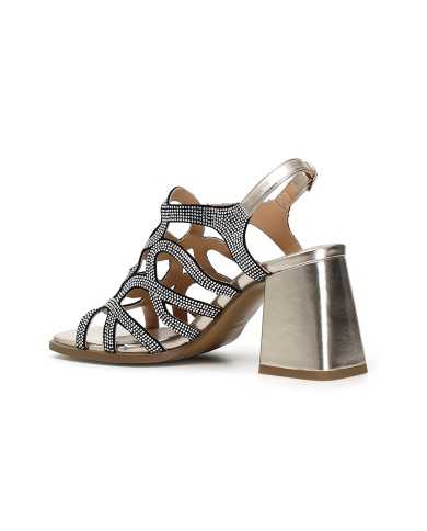 CafèNoir Sandalo Platino - Glamour Calzature CafèNoir Sandalo Platino - Glamour Calzature