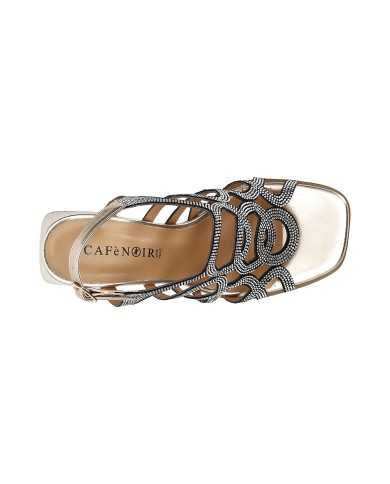 CafèNoir Sandalo Platino - Glamour Calzature CafèNoir Sandalo Platino - Glamour Calzature