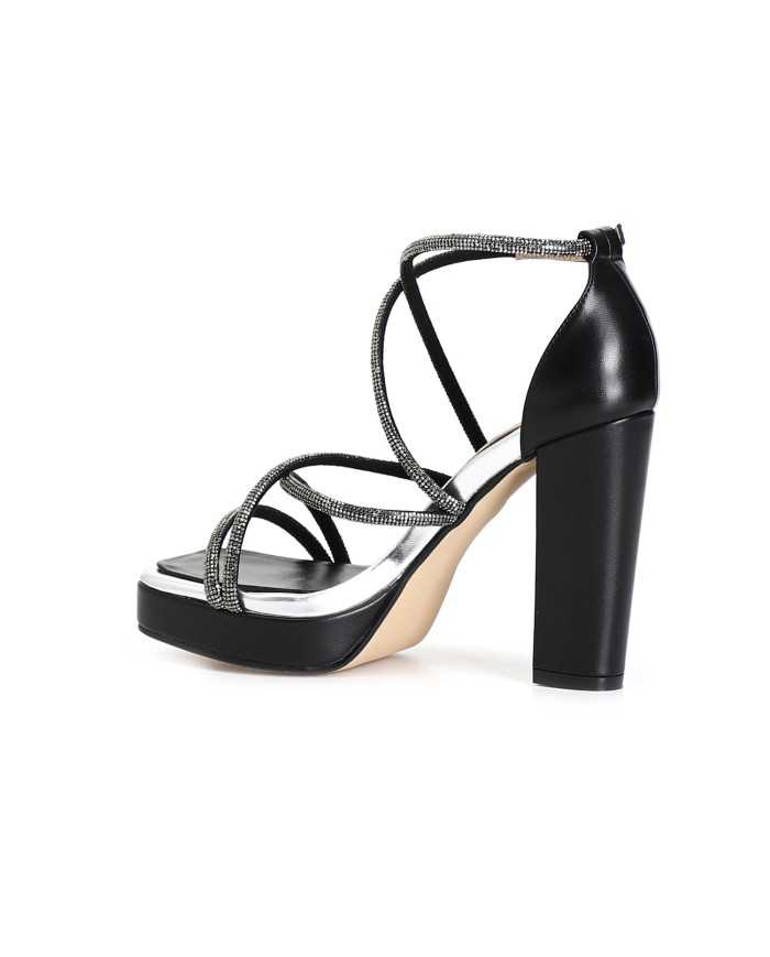 CafèNoir Sandalo Nero - Glamour Calzature