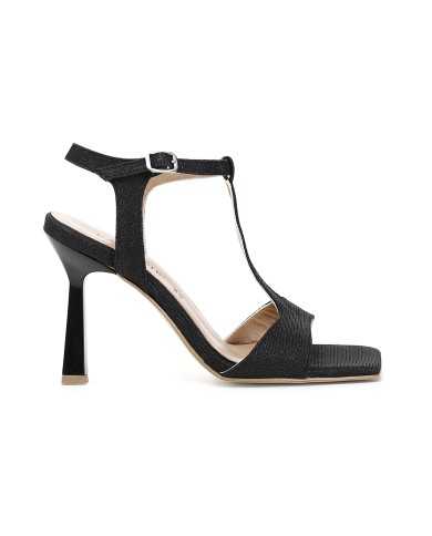 CafèNoir Sandalo Lurex Nero - Glamour Calzature CafèNoir Sandalo Lurex Nero - Glamour Calzature
