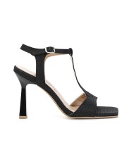 CafèNoir Sandalo Lurex Nero - Glamour Calzature
