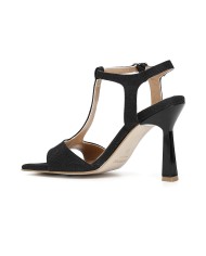 CafèNoir Sandalo Lurex Nero - Glamour Calzature