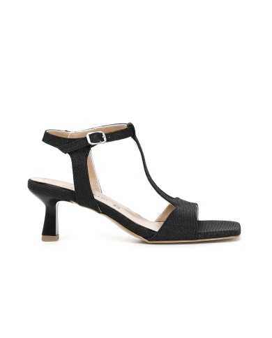 CafèNoir Sandalo Lurex Nero - Glamour Calzature