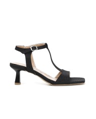 CafèNoir Sandalo Lurex Nero - Glamour Calzature