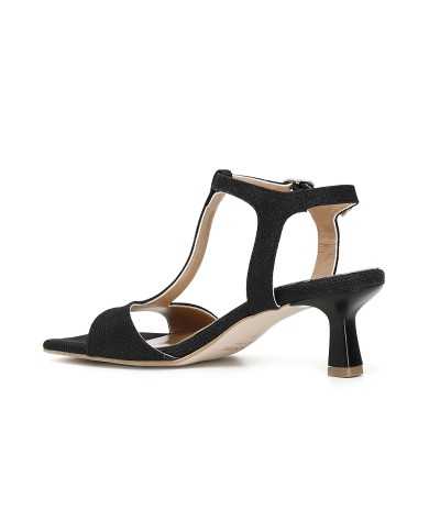 CafèNoir Sandalo Lurex Nero - Glamour Calzature CafèNoir Sandalo Lurex Nero - Glamour Calzature