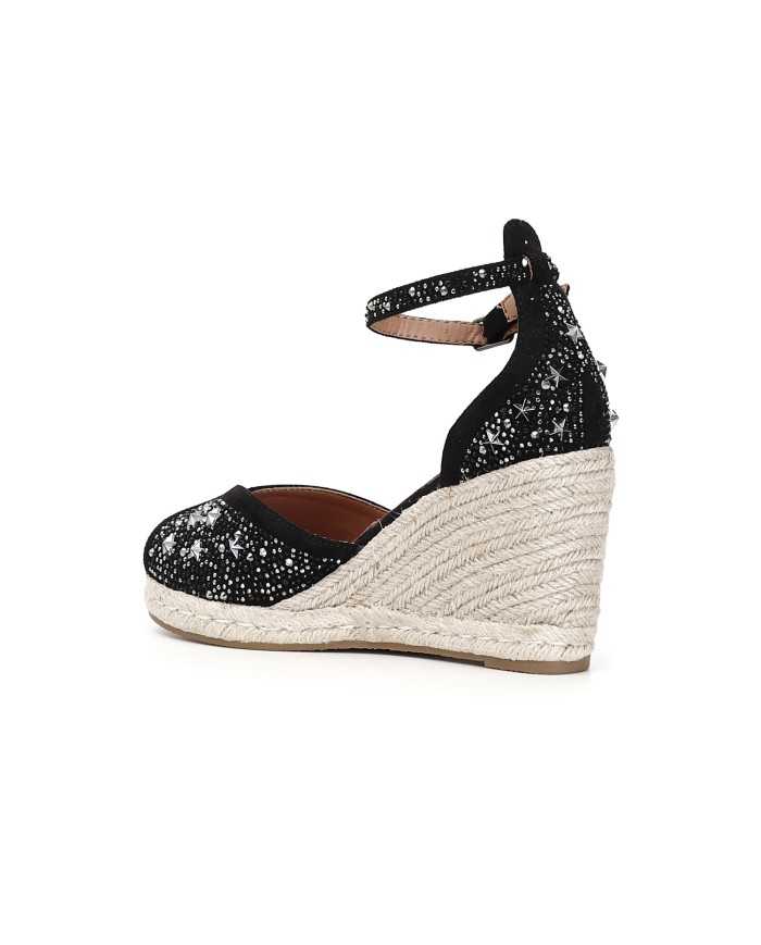 CafèNoir Espadrillas Nero - Glamour Calzature