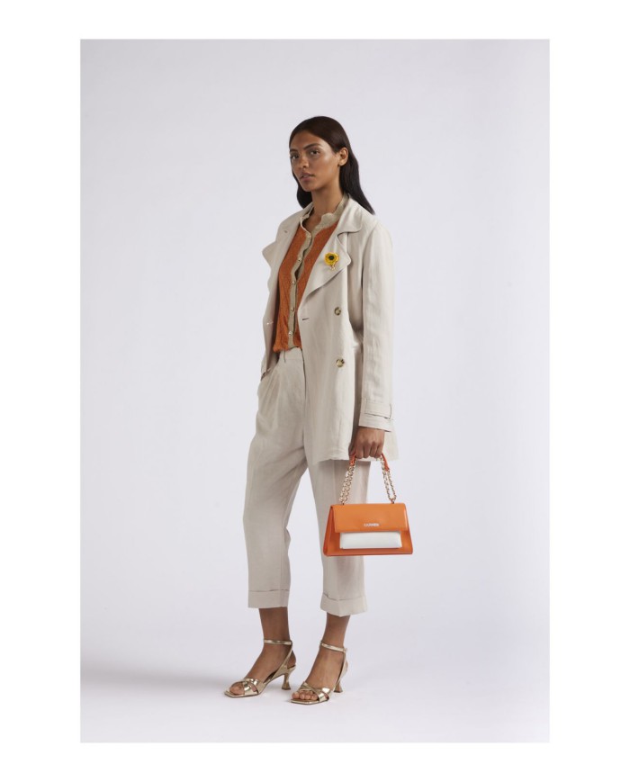 CafèNoir Borsa Trapezio Arancio - Glamour Calzature