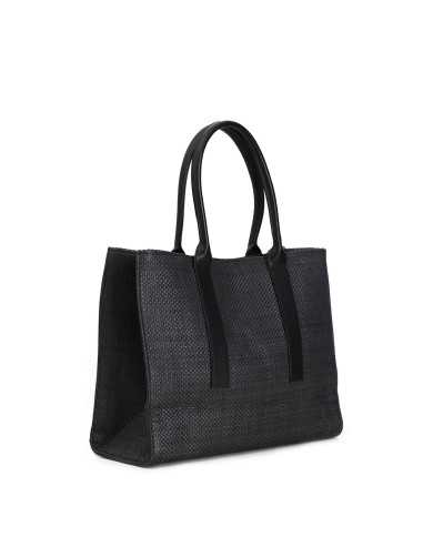 CafèNoir Borsa Raffia Nero - Glamour Calzature CafèNoir Borsa Raffia Nero - Glamour Calzature