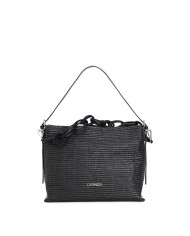 CafèNoir Sacca in rafia Nero - Glamour Calzature