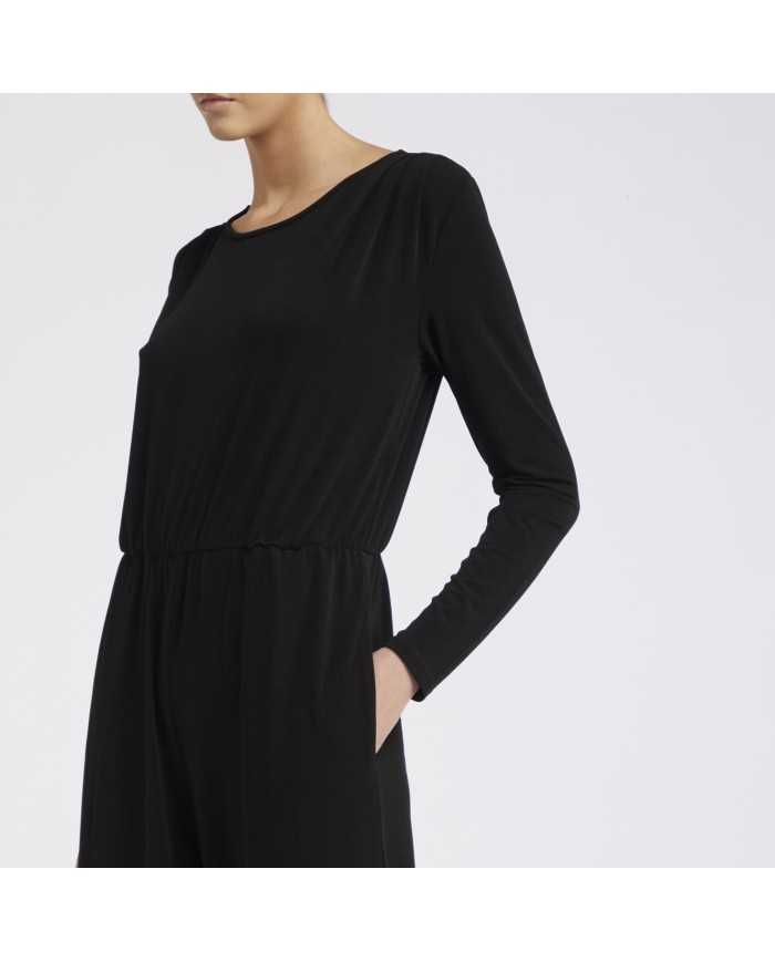 CafèNoir Tuta in jersey Nero - Glamour Calzature CafèNoir Tuta in jersey Nero - Glamour Calzature