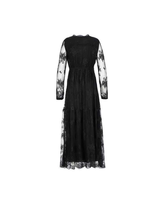 CafèNoir Abito Lungo Nero - Glamour Calzature