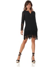 CafèNoir Abito Pizzo Nero - Glamour Calzature