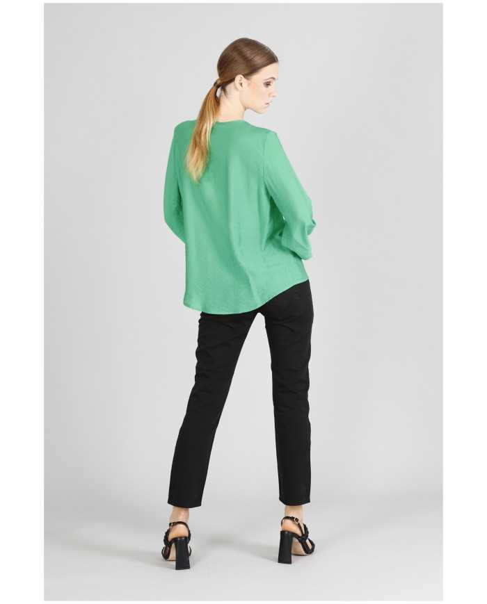 CafèNoir Blusa Verde - Glamour Calzature