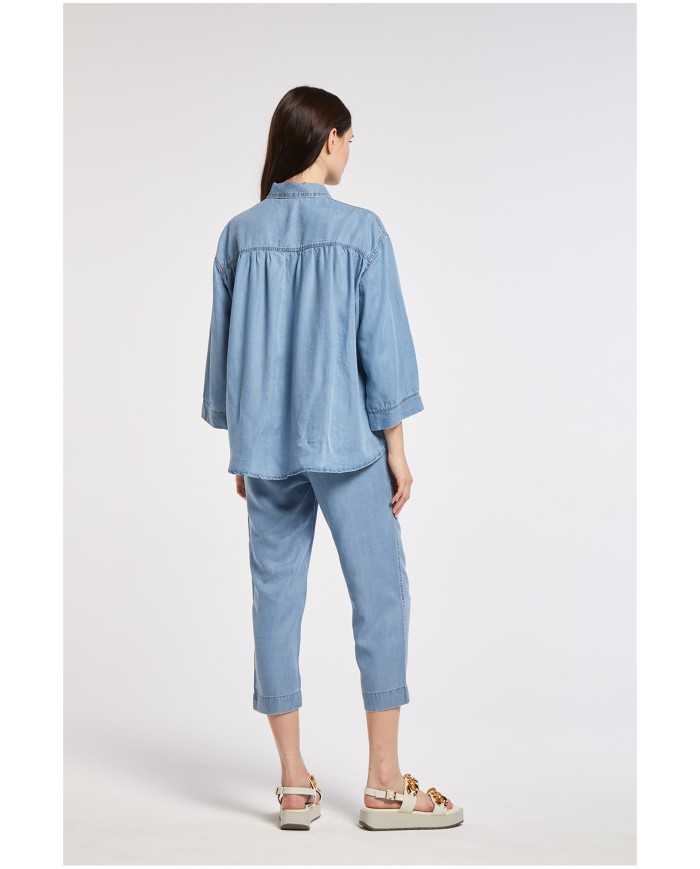 CafèNoir Camicia Azzurro - Glamour Calzature