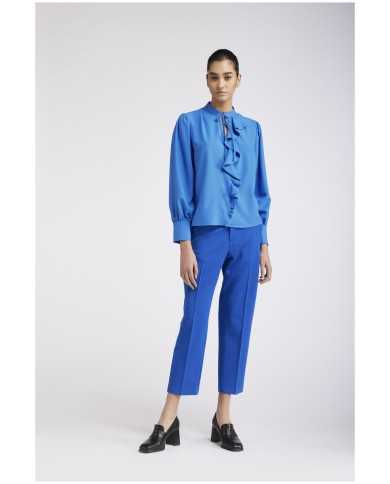 CafèNoir Blusa Azzurro - Glamour Calzature CafèNoir Blusa Azzurro - Glamour Calzature