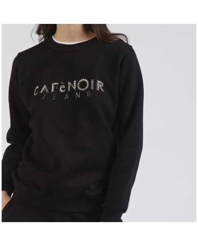 CafèNoir Felpa Nero - Glamour Calzature CafèNoir Felpa Nero - Glamour Calzature
