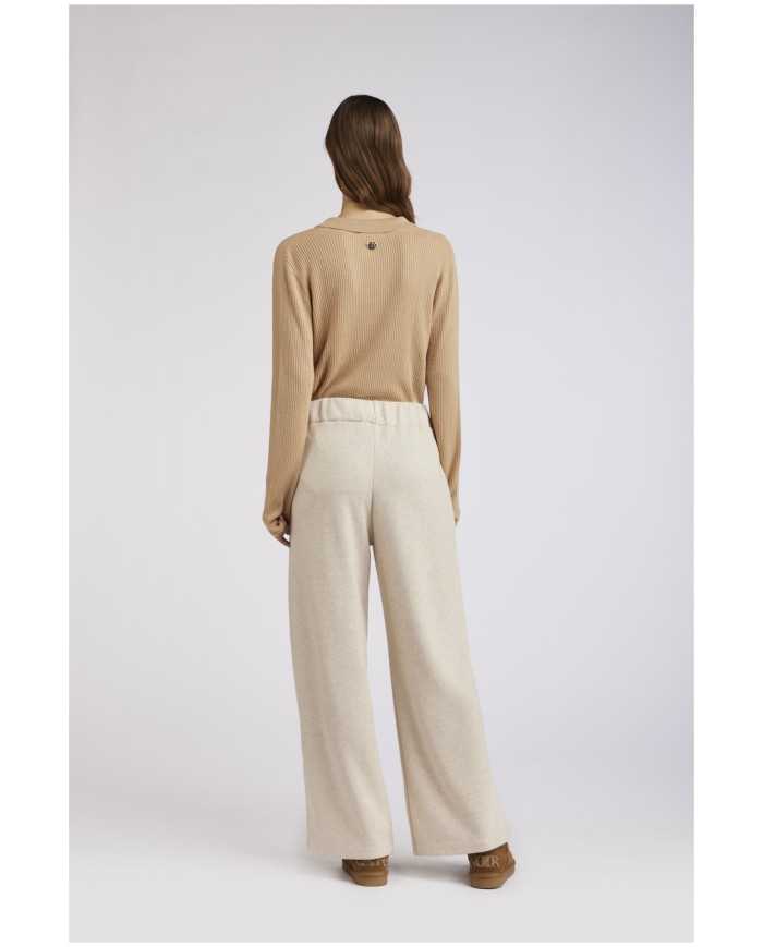 CafèNoir Pantaloni Palazzo Beige - Glamour Calzature CafèNoir Pantaloni Palazzo Beige - Glamour Calzature