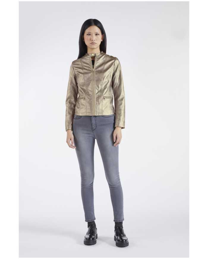 CafèNoir Giubbotto Bronzo - Glamour Calzature