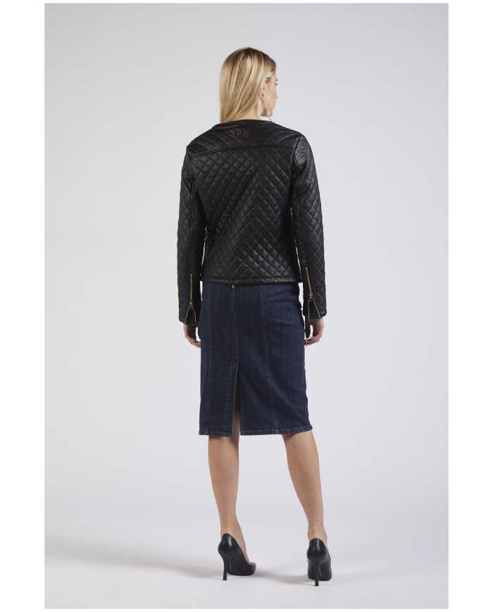 CafèNoir Giacca trapuntata Nero - Glamour Calzature