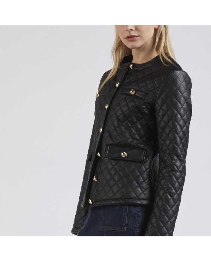 CafèNoir Giacca trapuntata Nero - Glamour Calzature