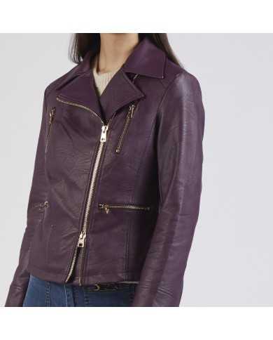 CafèNoir Chiodo imbottito Viola - Glamour Calzature