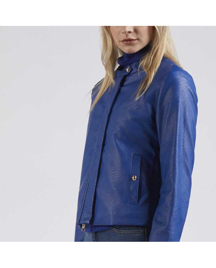 CafèNoir Chiodo imbottito Azzurro - Glamour Calzature