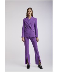 CafèNoir Giacca slim doppiopetto Viola - Glamour Calzature